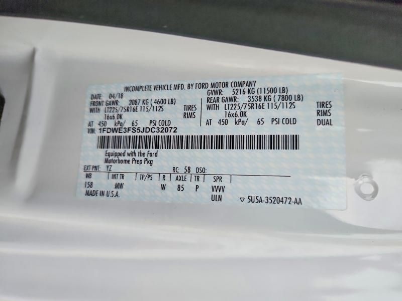 2018 Ford Econoline E100 Van