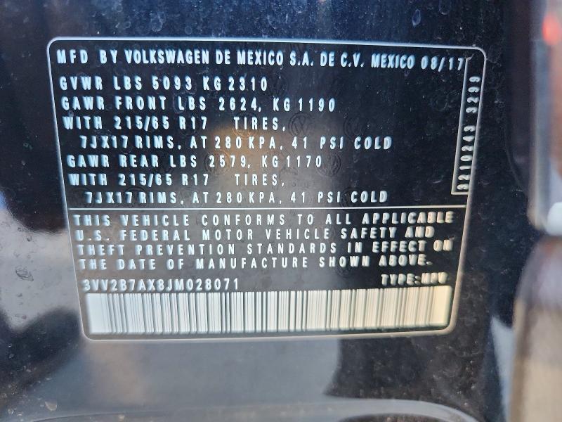 2018 Volkswagen Tiguan se