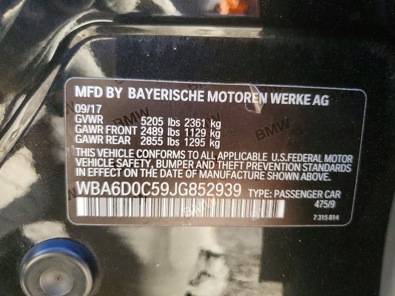 2018 BMW 640 i Gran Coupe