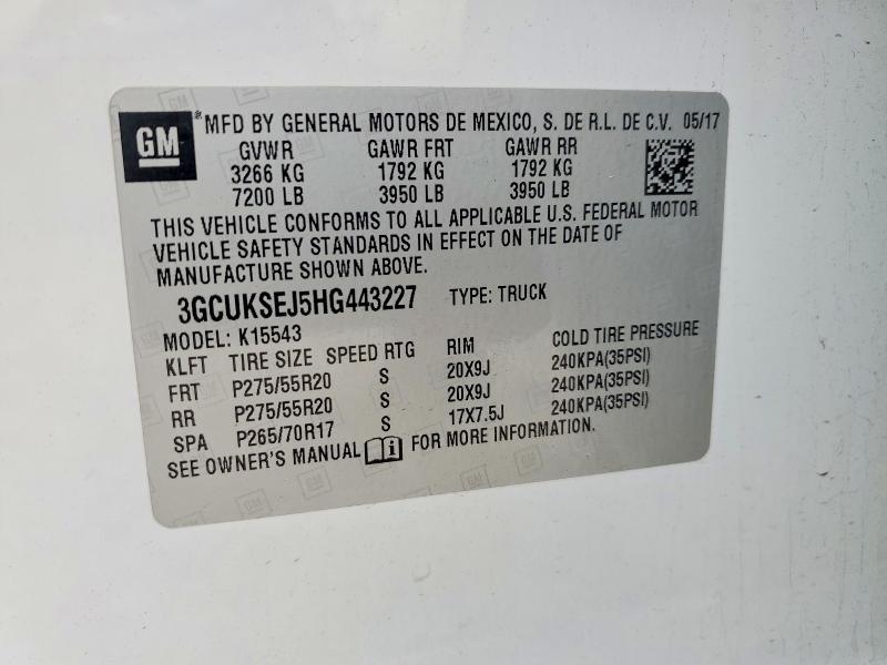 2017 Chevrolet Silverado K1500 ltz