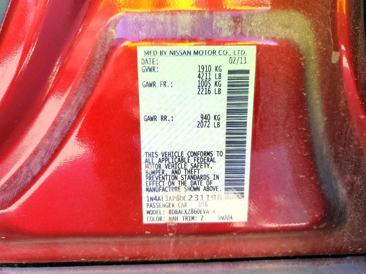 2013 Nissan Altima 2.5