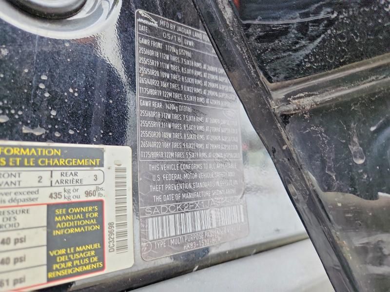 2018 Jaguar F-pace Prestige