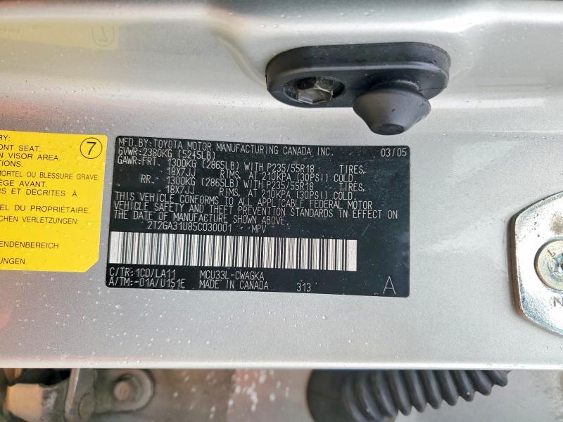 2005 Lexus Rx 330 Base
