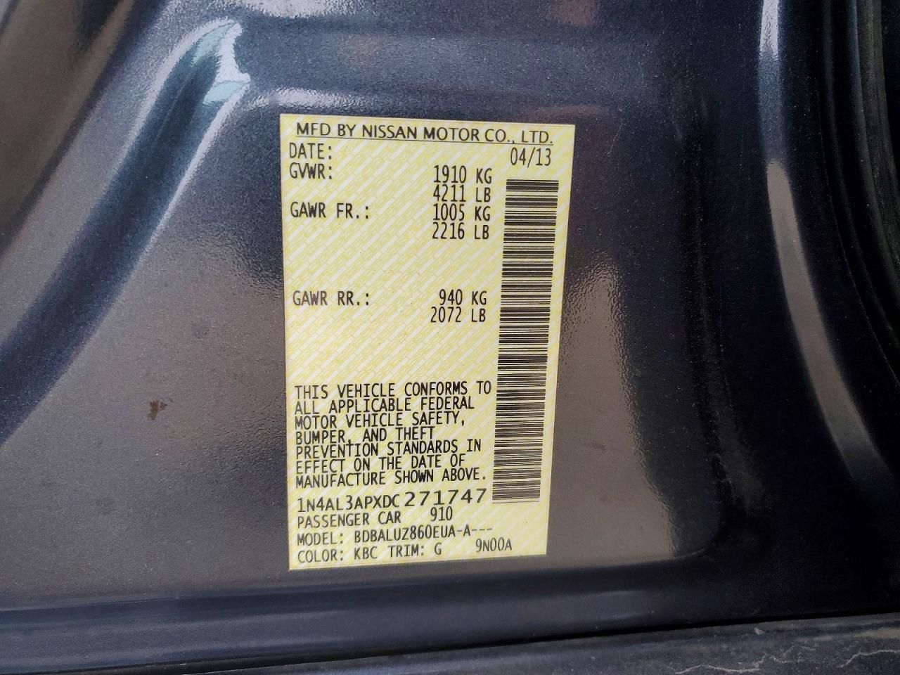 2013 Nissan Altima 2.5