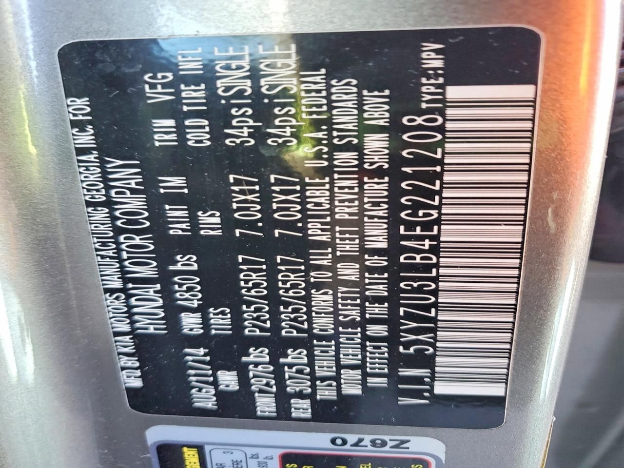 2014 Hyundai Santa fe Sport