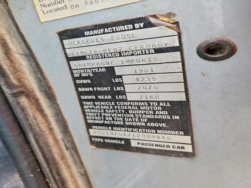 1981 Mercedes-Benz 1981 Mercedes Benz 280e