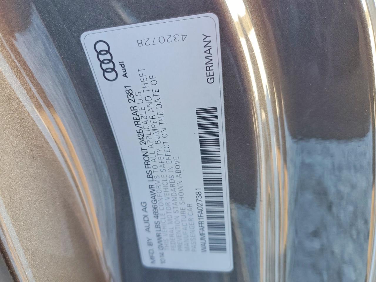 2015 Audi A5 Premium Plus