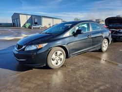 Salvage cars for sale from Copart Tulsa, OK: 2013 Honda Civic lx