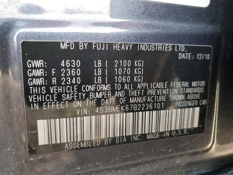 2011 Subaru Legacy 3.6r Limited