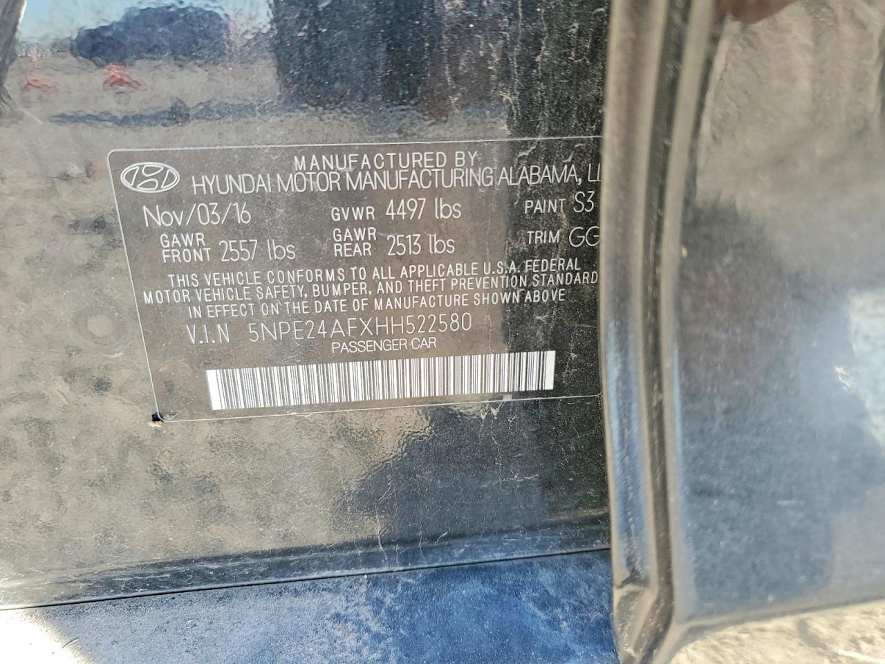 2017 Hyundai Sonata Base