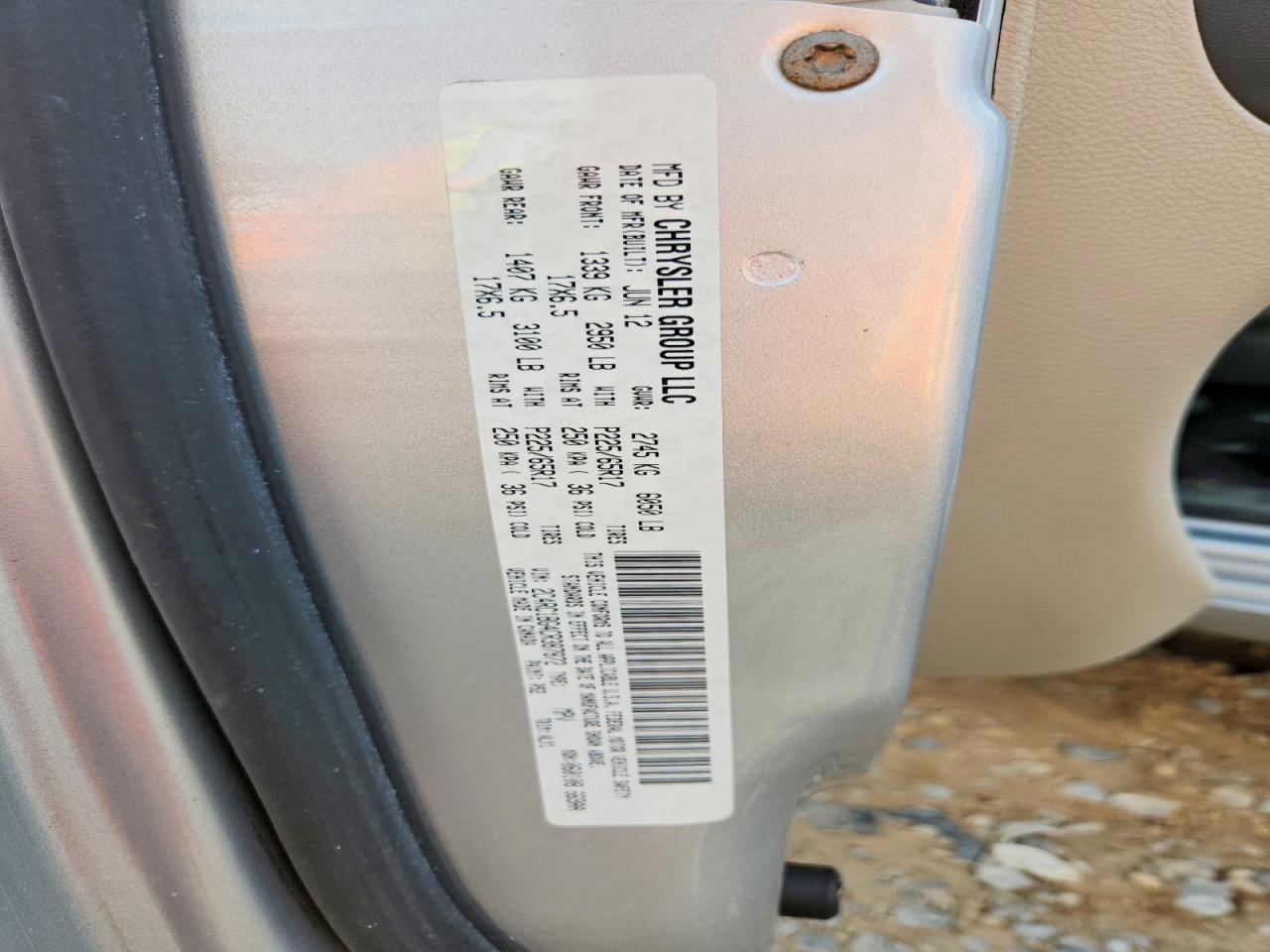 2012 Chrysler Town & Country Touring