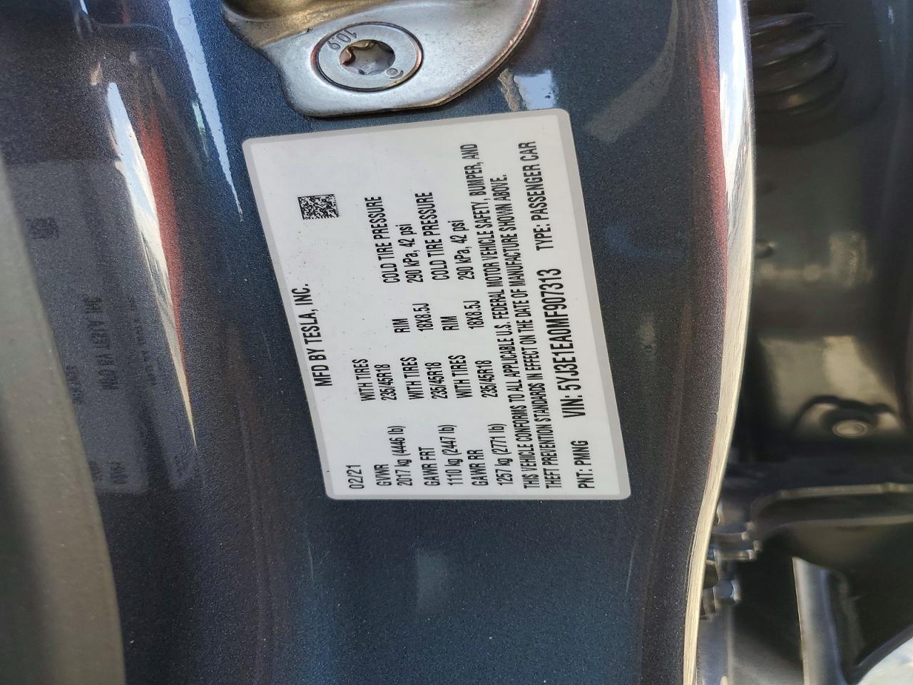 2021 Tesla Model 3