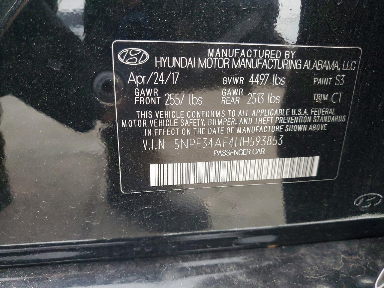 2017 Hyundai Sonata Sport