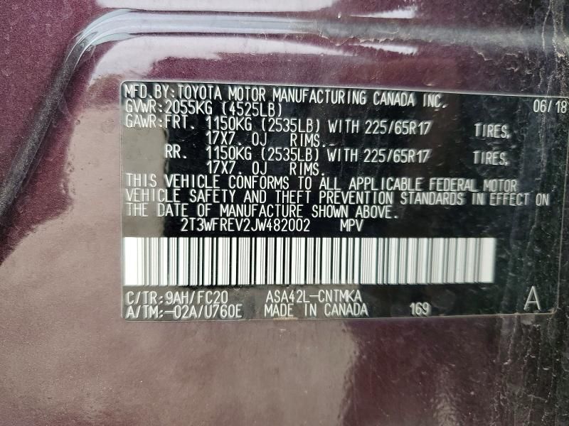 2018 Toyota Rav4 Adventure