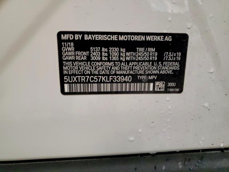 2019 BMW X3 Sdrive30i