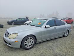 Vehiculos salvage en venta de Copart Antelope, CA: 2003 Mercedes-Benz S 500