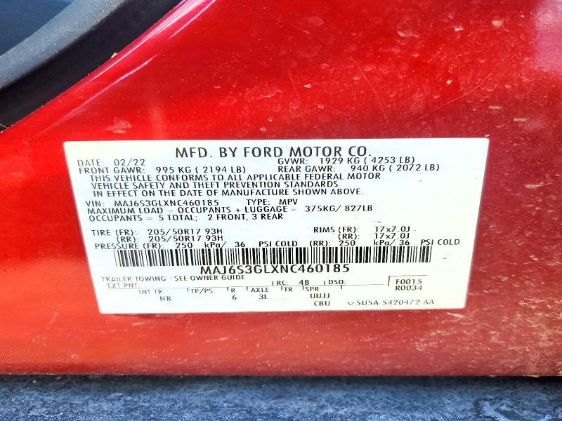 2022 Ford Ecosport se