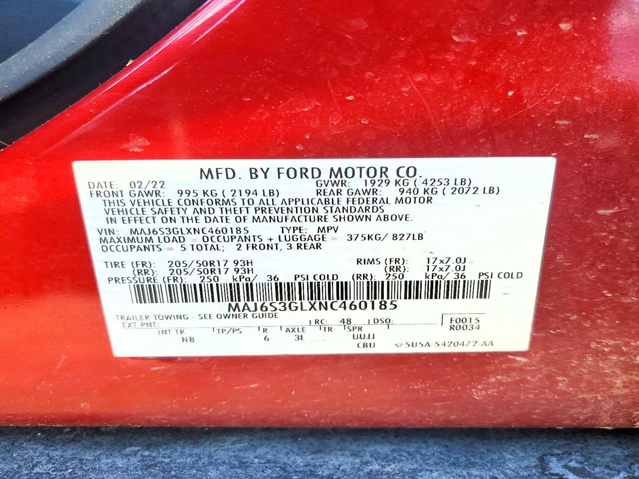 2022 Ford Ecosport se