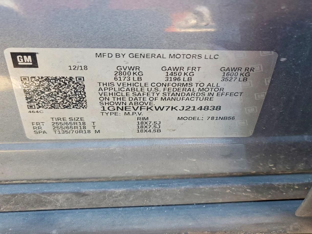 2019 Chevrolet Traverse ls