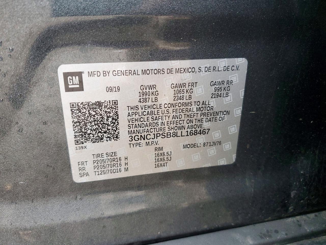 2020 Chevrolet Trax 1LT
