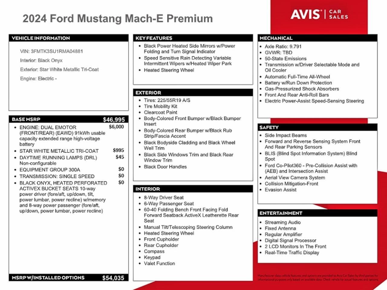 2024 Ford Mustang Mach-e Premium