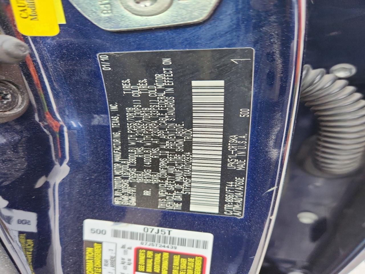 2010 Toyota Tundra Double cab SR5