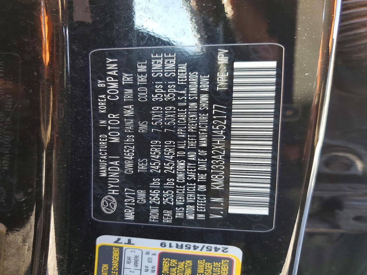 2017 Hyundai Tucson Limited