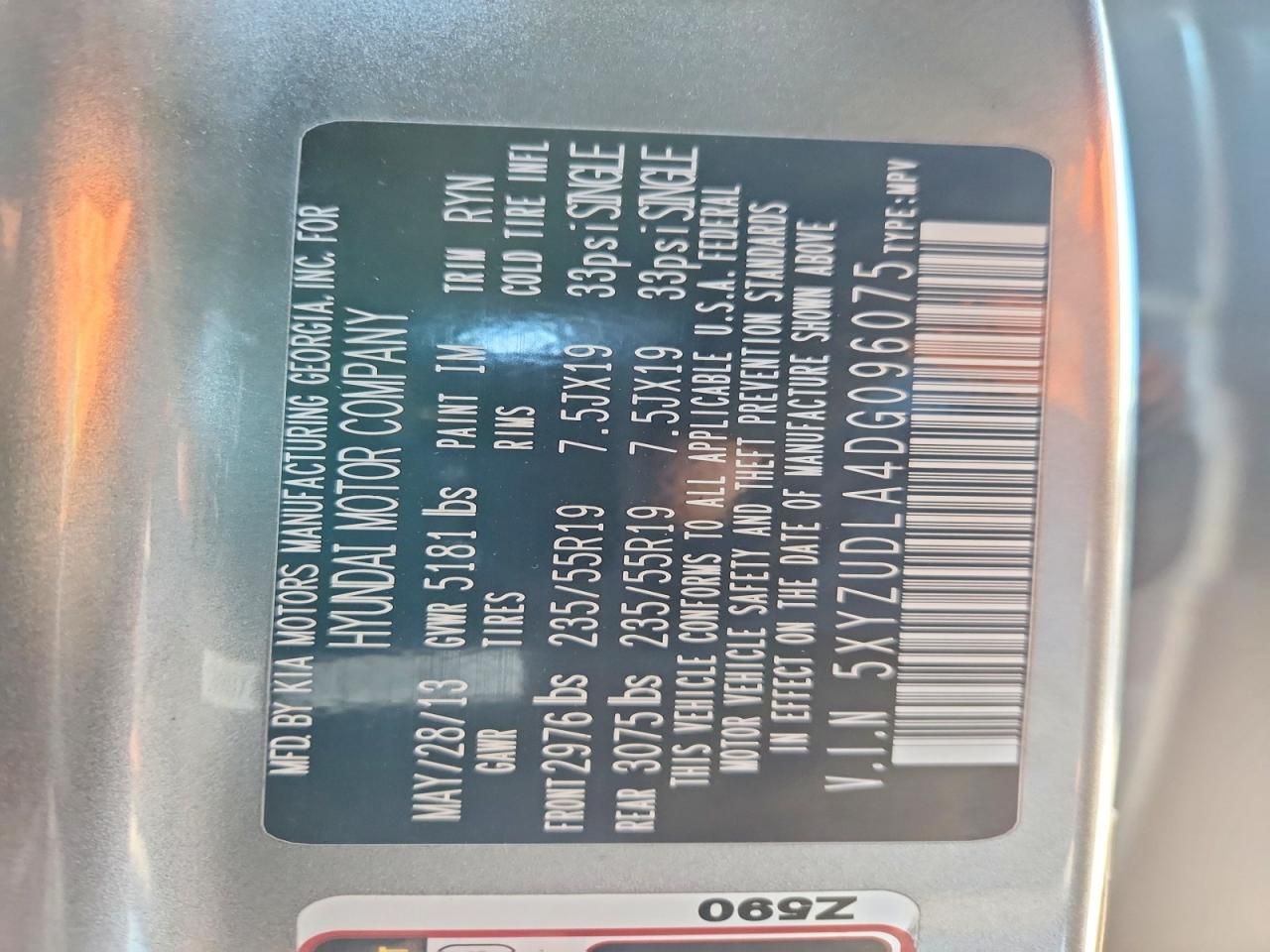 2013 Hyundai Santa fe Sport