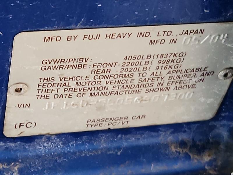 2005 Subaru Impreza wrx