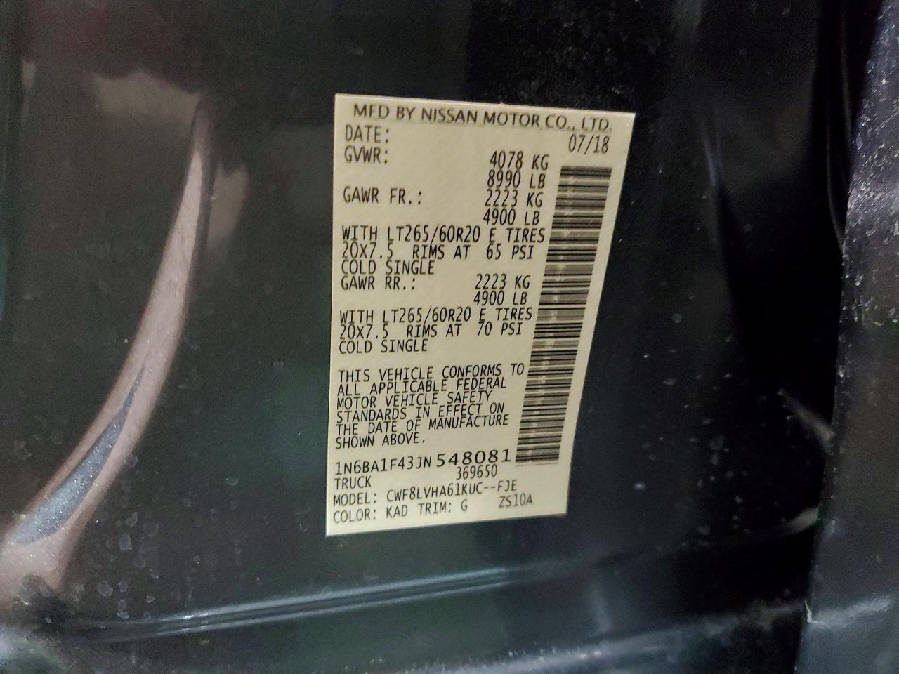 2018 Nissan Titan XD SL