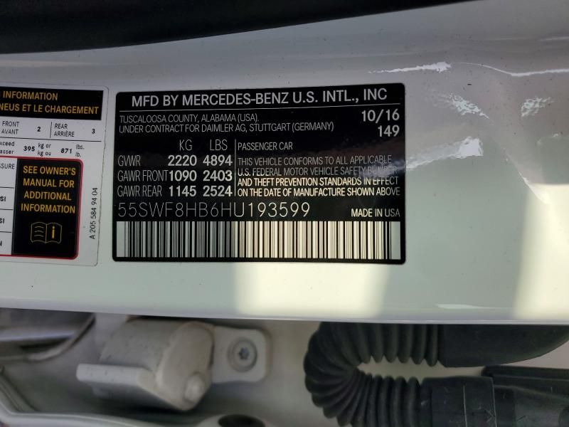 2017 Mercedes-Benz C 63 Amg-s