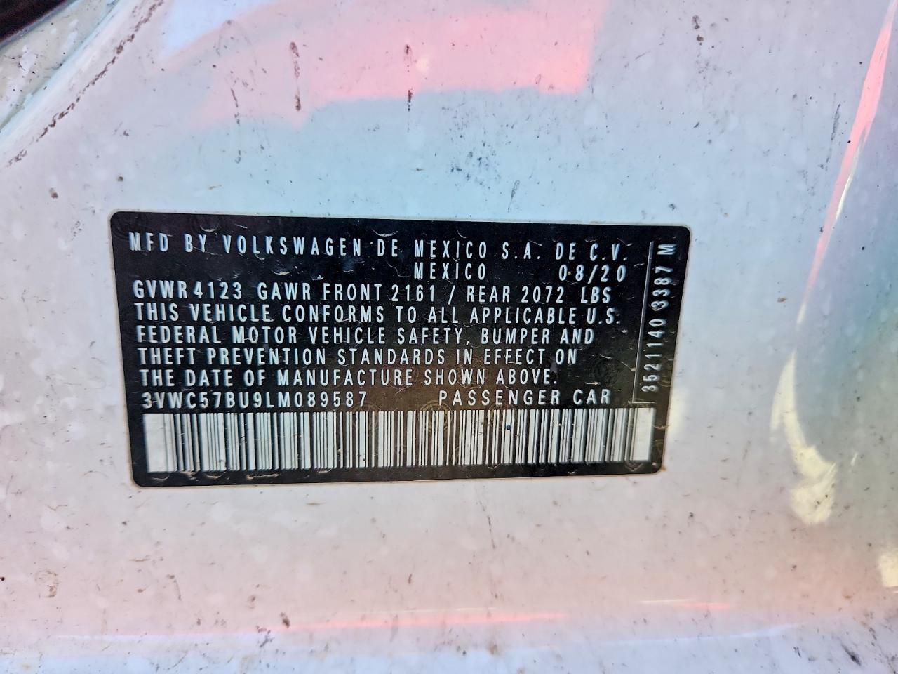 2020 Volkswagen Jetta s