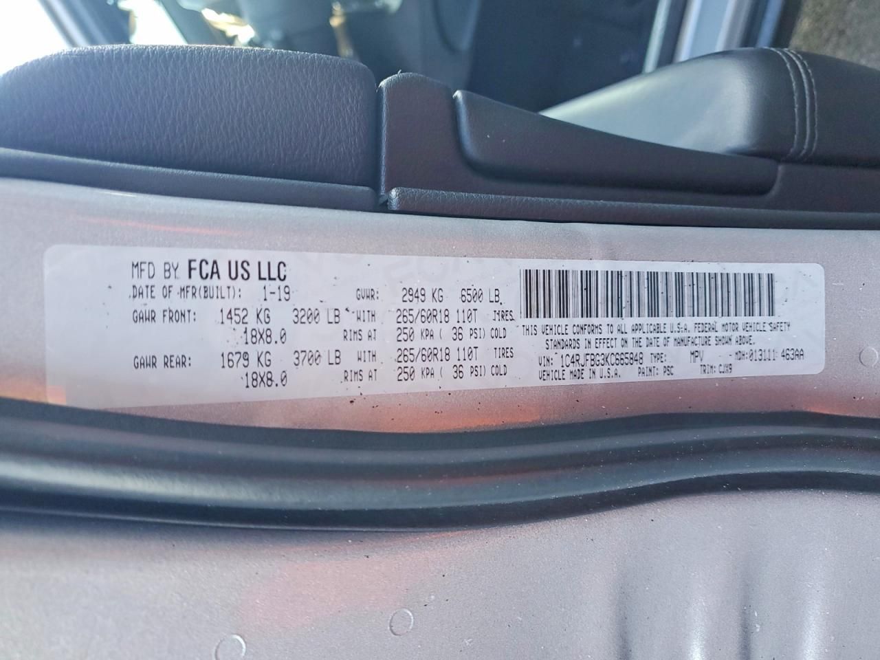 2019 Jeep Grand Cherokee Limited