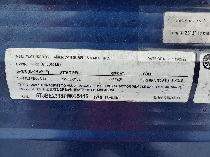 2023 Other 2023 'other RV' Trailer