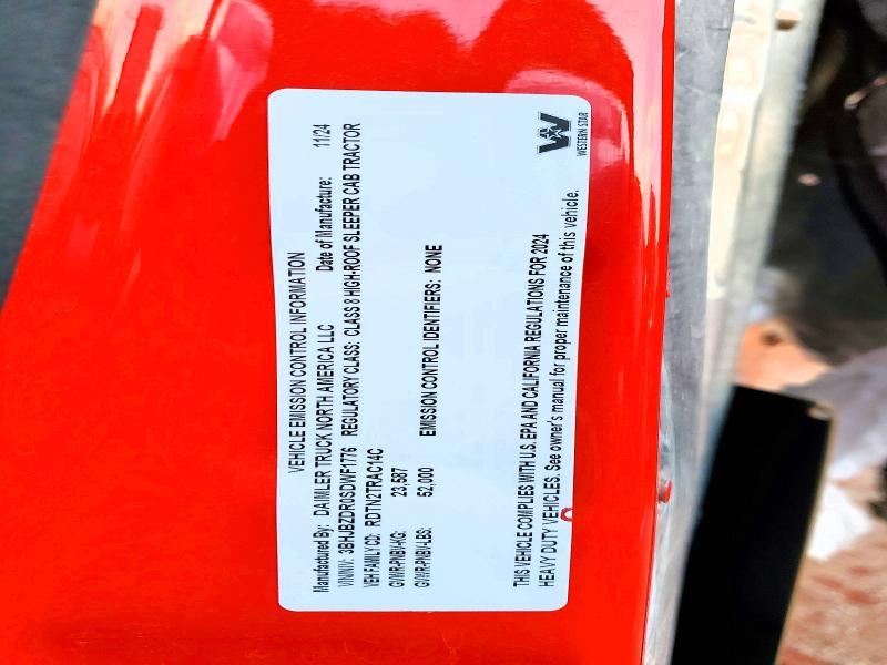 2025 Western Star 57X Chassis Semi Truck