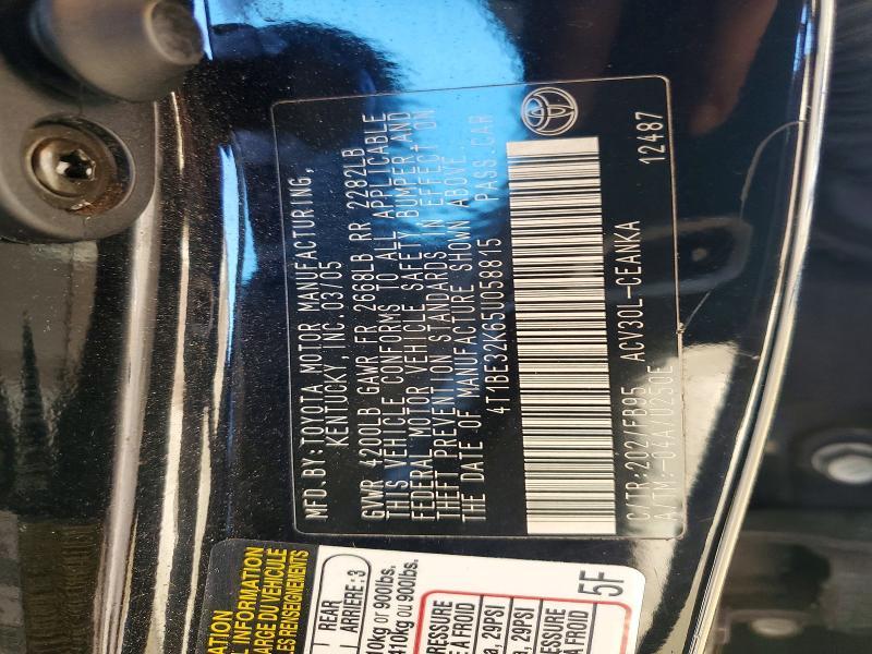 2005 Toyota Camry le