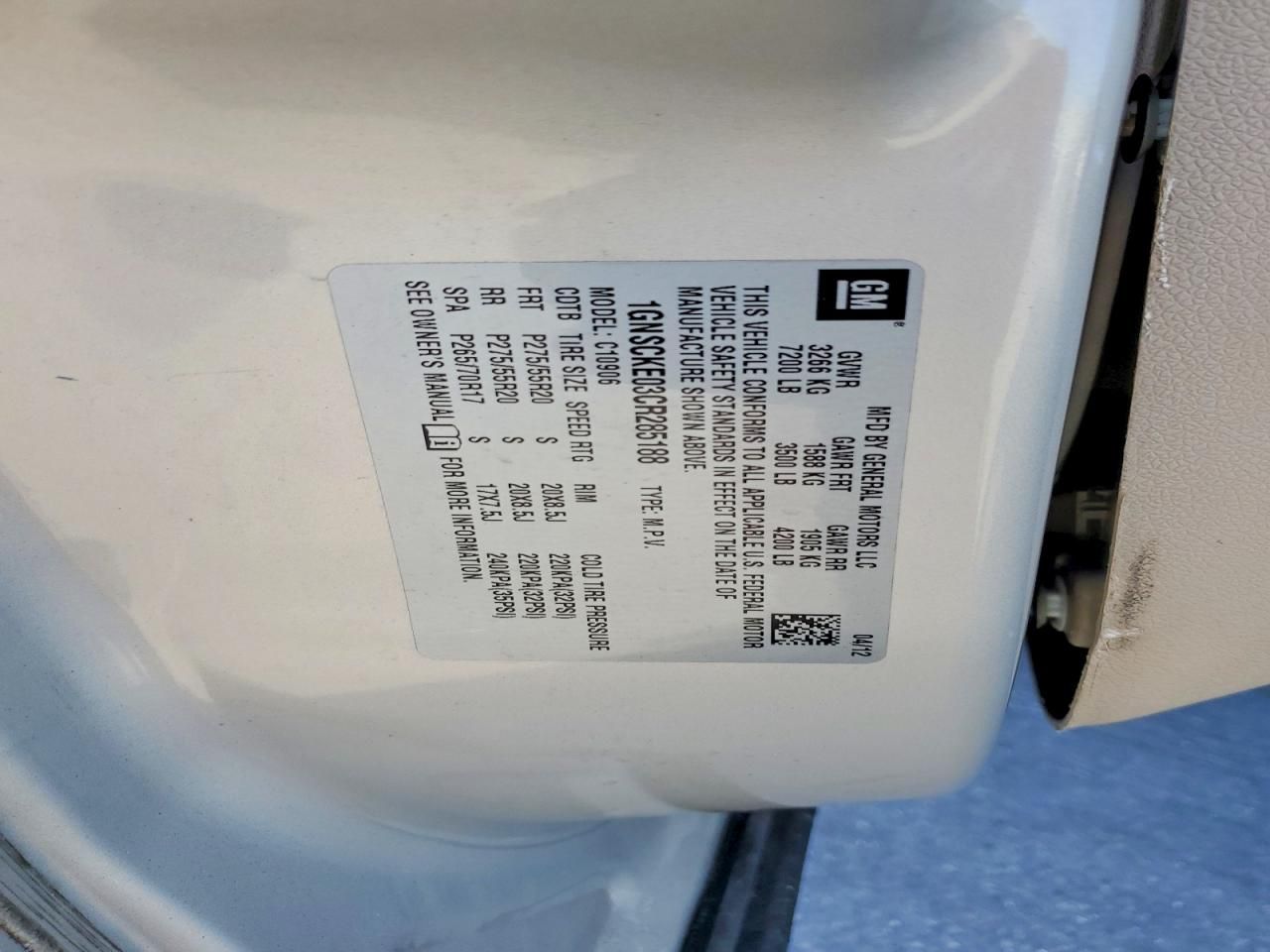 2012 Chevrolet Suburban C1500 ltz