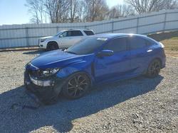 Honda salvage cars for sale: 2018 Honda Civic Sport
