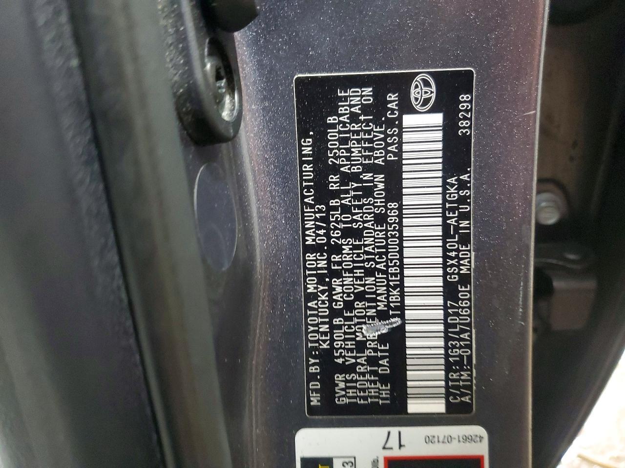 2013 Toyota Avalon Base