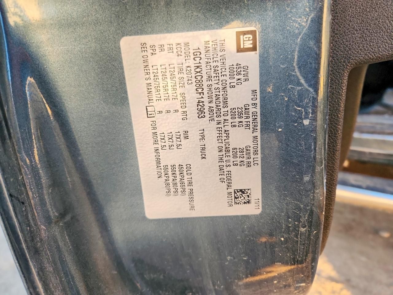 2012 Chevrolet Silverado K2500 Heavy Duty LT