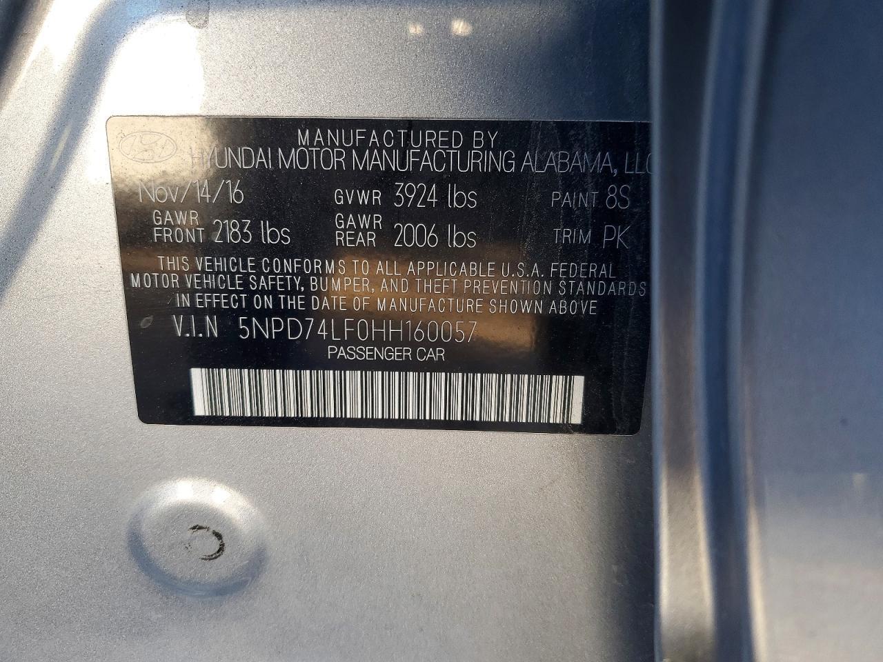 2017 Hyundai Elantra se