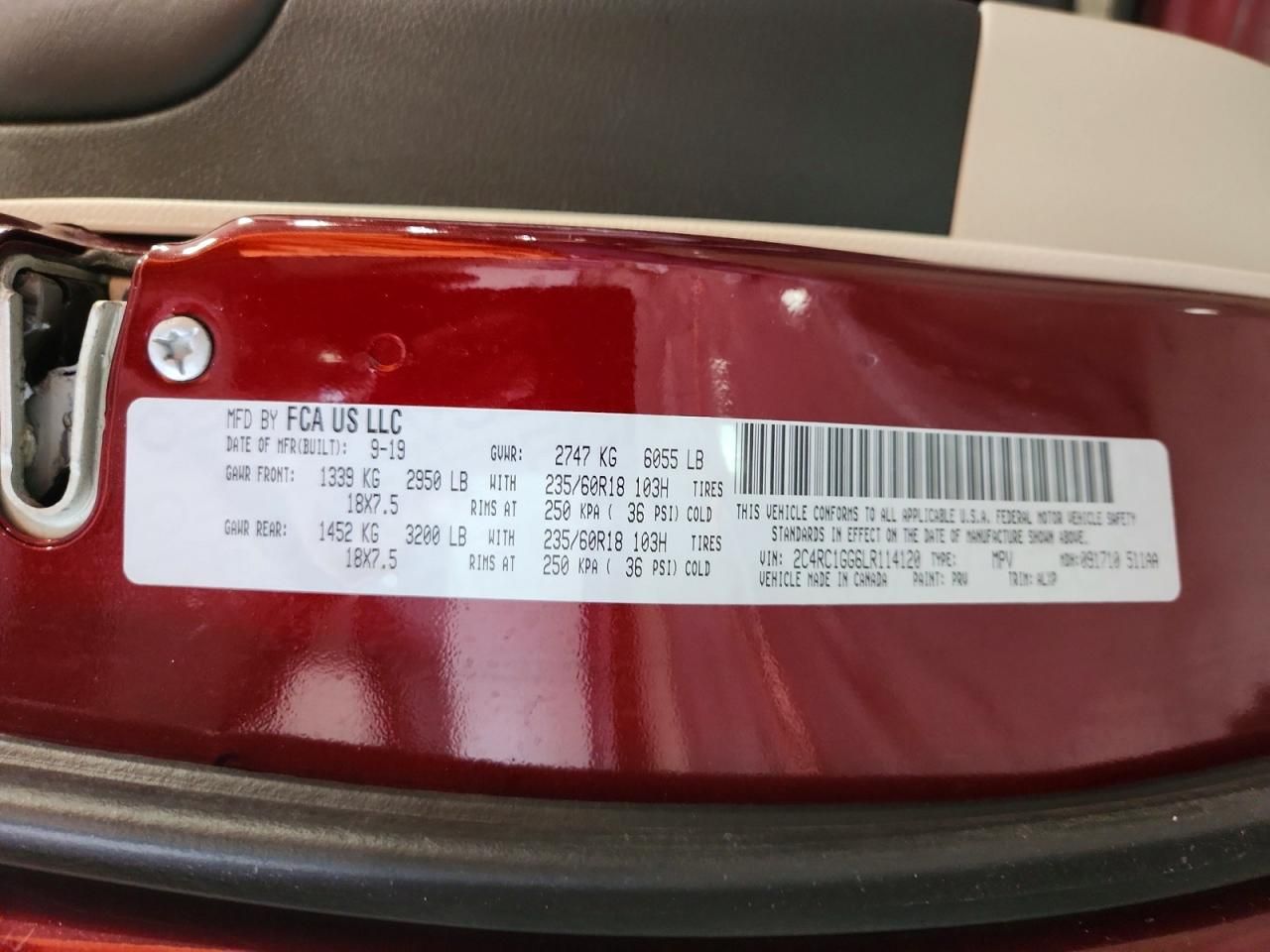 2020 Chrysler Pacifica Limited