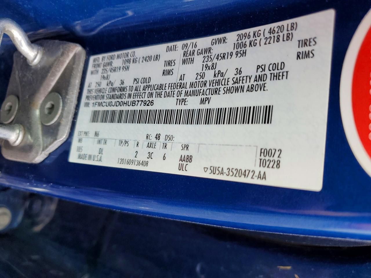 2017 Ford Escape Titanium