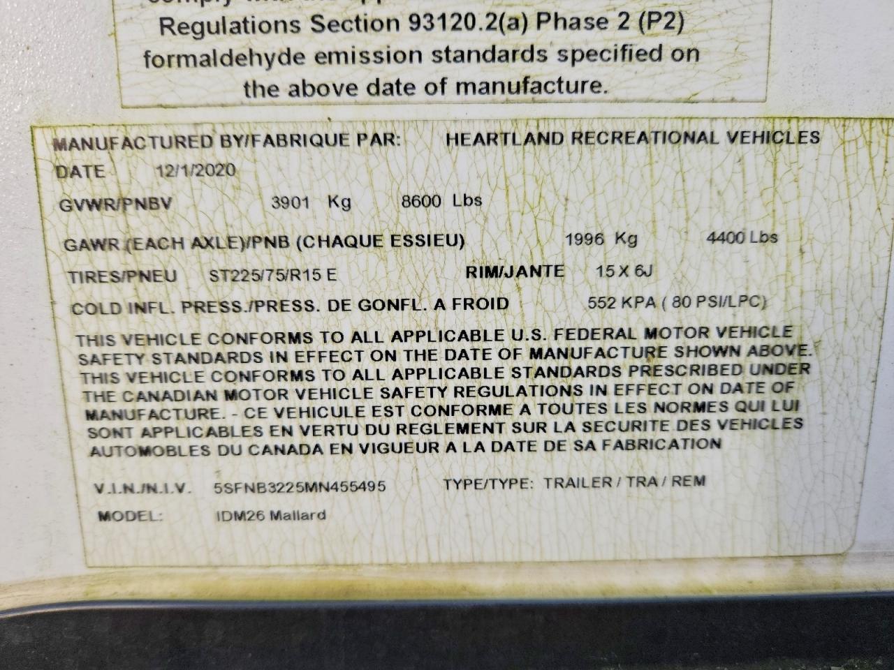 2021 Heartland Mallard