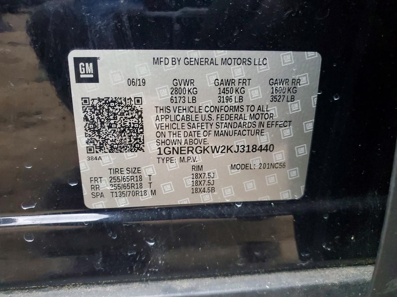 2019 Chevrolet Traverse lt