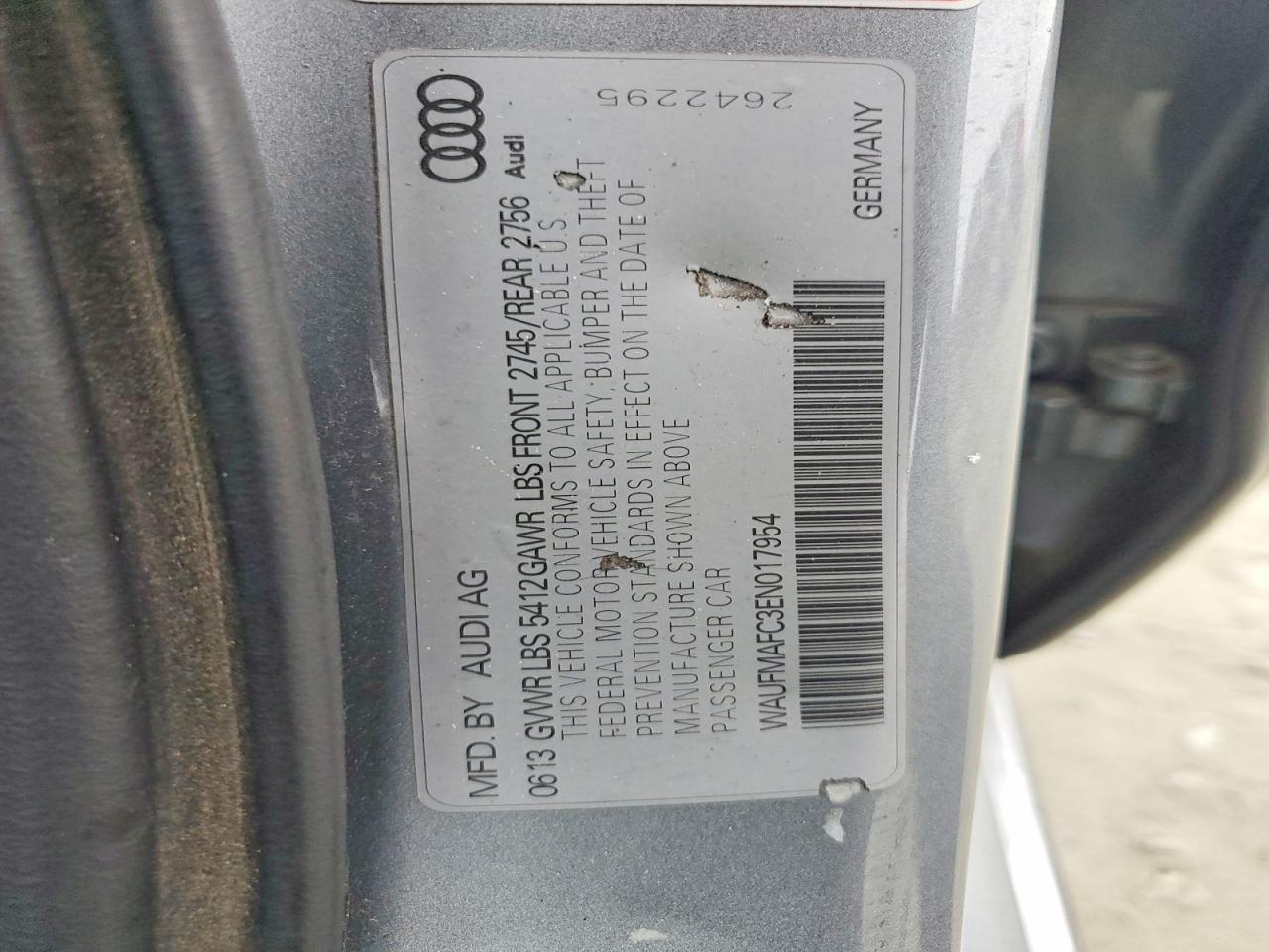 2014 Audi A6 Premium Plus