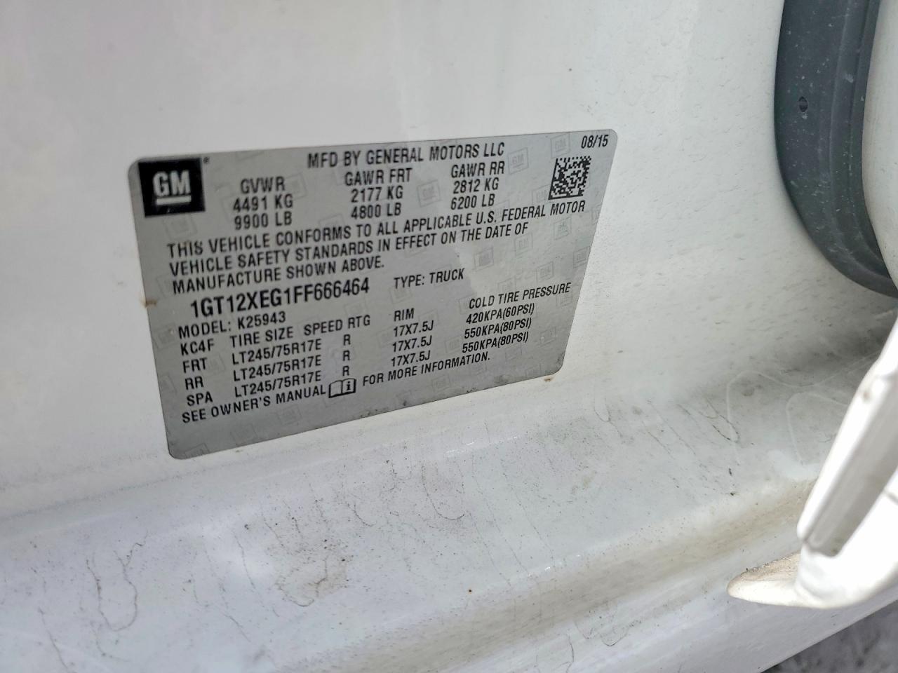 2015 GMC Sierra K2500 Heavy Duty