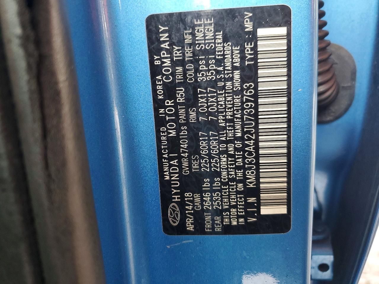 2018 Hyundai Tucson sel