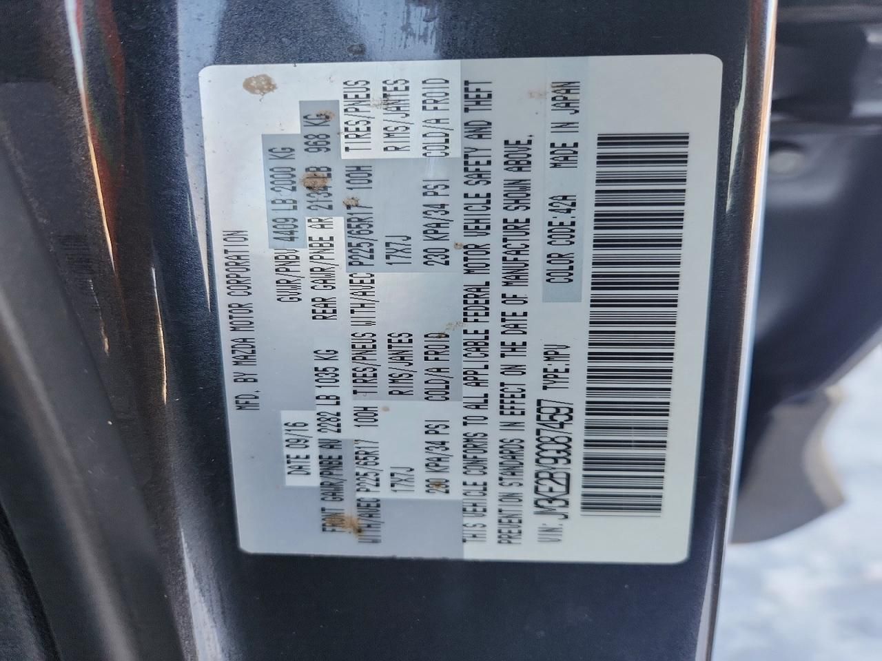 2016 Mazda Cx-5 Sport