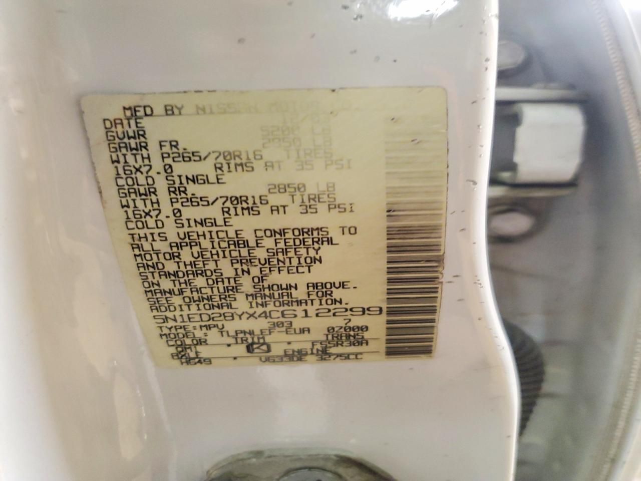 2004 Nissan Xterra xe